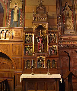 Karfreitagsliturgie in der Hofkapelle vom Kloster St. Marienthal