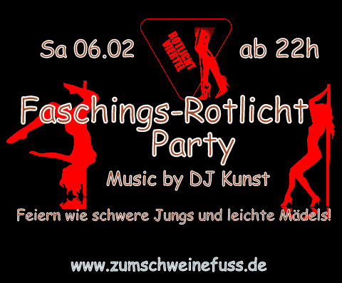 Faschings-Rotlicht-Party